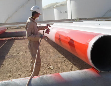 کپ برس و رنگ آمیزی لاین های فیلترهای DMF