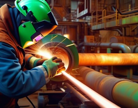 نگهداری و جوشکاری لوله های واحد آب نیرو 3