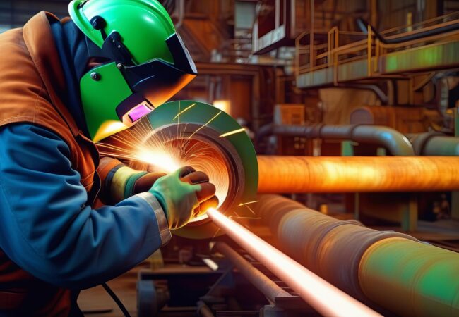 نگهداری و جوشکاری لوله های واحد آب نیرو 3